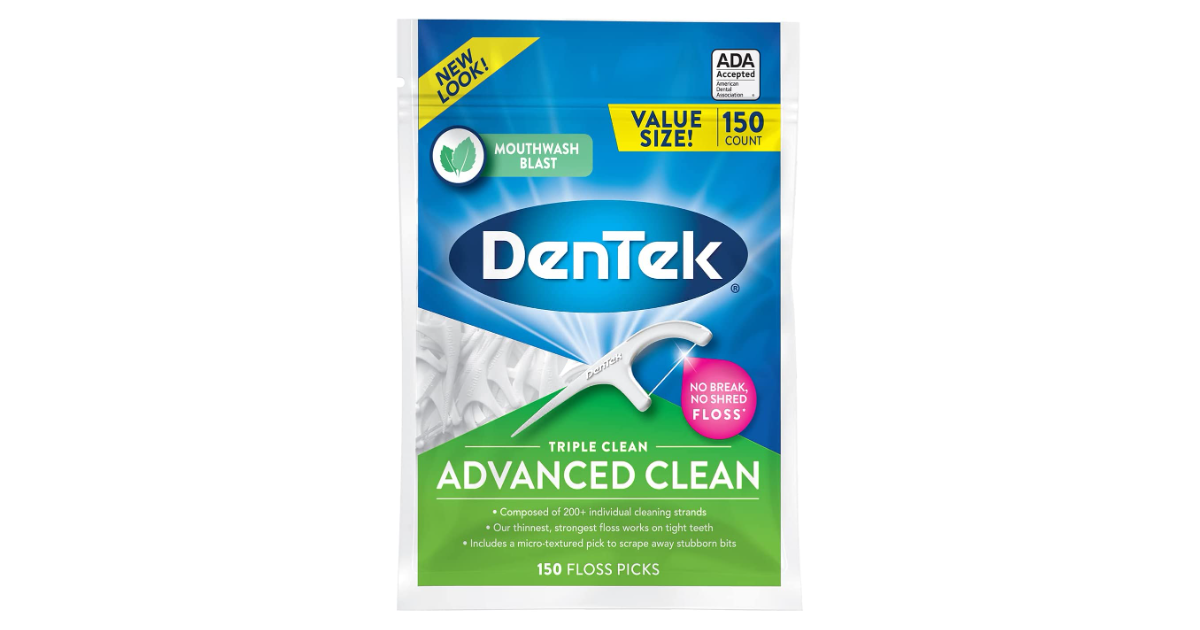 DenTek Triple Clean Floss Picks 150 count